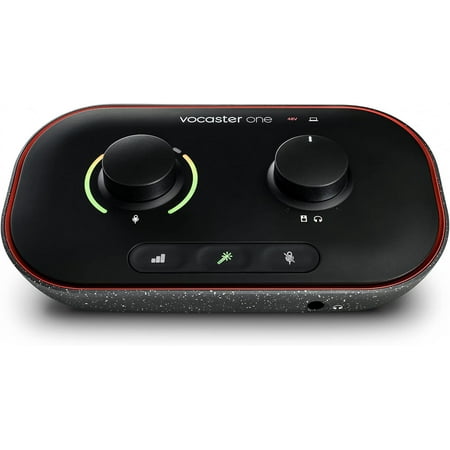 Focusrite - Vocaster One Studio is the essential broadcast quality podcast kit for solo creators - Black