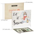 thumbnail image 2 of JennyGems Let It Snow Sign, 7.25x6 Inch Wood Sign, Christmas Decorations, Cute Christmas Decor, Holiday Decor, Winter Decor, Christmas Gifts, American Made, 2 of 8