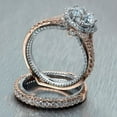 thumbnail image 2 of Anillos de Promesa Oro Rosa Color Redondo Conjunto Anillo de Boda Conjunto Anillo de Compromiso, 2 of 7
