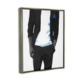 thumbnail image 3 of Stupell Industries Modern Chic Dressed Man Graphic Art Luster Gray Floating Framed Canvas Print Wall Art, Design by Beth Ann Lawson, 3 of 6