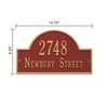 Whitehall Products Personalized Standard Cast Aluminum Wall Sign
