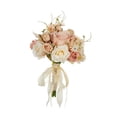 thumbnail image 4 of Ramo de novia, flores artificiales, decoraciones, ramo de novia, ramo de dama de honor, ramo para fiesta, festival nupcial, 4 of 9
