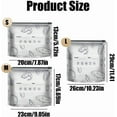 thumbnail image 2 of Reusable Aluminum Foil Sealable Storage Bags, 3 Sizes Airtight Stand Up Foil Bags for Grilling and Freezing with Zip Lock & Label for Vegetable Fruit Meat, 2 of 8
