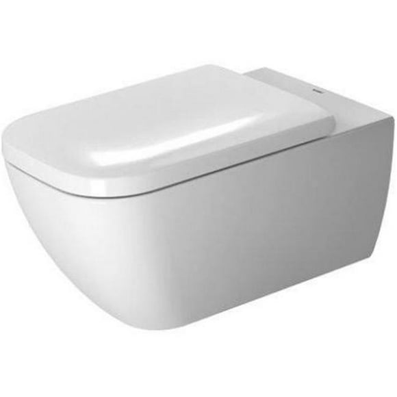 Duravit 2550090092 Wall Mounted Rimless Toilet Bowl, White