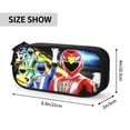 thumbnail image 3 of Power Rangers Pencil Case, Large Capacity Pencil Pouch, Aesthetic Zipper Pencil Box for Office Supplies, 3 of 8