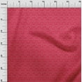 thumbnail image 2 of oneOone Cotton Cambric Red Fabric Geometric Bandhani Sewing Material Print Fabric By The Yard 56 Inch Wide, 2 of 4