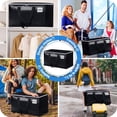 thumbnail image 3 of Heavy Duty Extra Large Moving Bags ,Alternative for Moving Boxes & Moving Supplies,Storage Totes with Zipper,Reinforced Handles and Tag Pocket-Collapsible Moving Supplies(Black,6 Pack), 3 of 10
