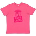 thumbnail image 3 of Inktastic Girls Rule, Boys Drool Youth T-Shirt, 3 of 5