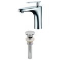 thumbnail image 1 of American Imaginations 2.25-in. W Bathroom Faucet Set Chrome AI-2009, 1 of 1