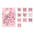 thumbnail image 1 of ¡Campaña con descuento!Pegatinas de mariposas coloridas, 10 patrones y 20 piezas, pegatinas decorativas de Material PET adecuadas para decoración de cuadernos DIY, 1 of 6