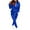 z#Dark Blue, variant on YUGYXL Sweatsuits Women 2 piece Outfit Solid Color Thin Fleece Outfits Fashion Hood Sweatshirt and Sweatpants Y2K Joggers Tracksuits Set Pink,S