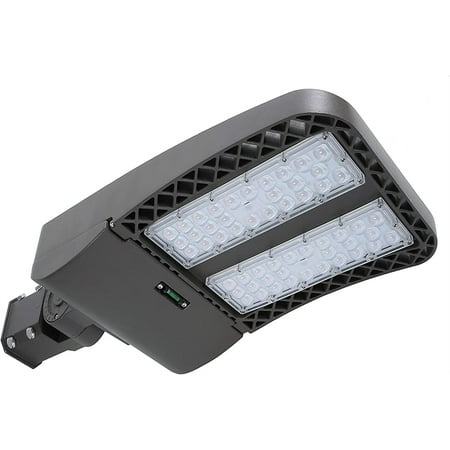 

150W LED Parking Lot Light LED Shoebox Pole Light 5000K 18000LM 450W HID/HPS Replacement AC110-277V Waterproof IP65 Photocell Optional Parking Lot Flood Light with Slip Mount