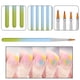 thumbnail image 3 of 5 pinceles de madera para uñas, kit de pintura para diseño de uñas con pincel degradado de gel UV, herramientas para decoración de uñas, 3 of 6