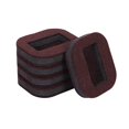 thumbnail image 1 of 5Pcs Furniture Wheel Stopper Bed Stopper Caster Cup Suitable for All Kinds of Furniture on Wheels (Brown), 1 of 5