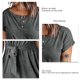 thumbnail image 3 of Vestido de manga corta Moda Casual Lavable a máquina Vestido de mujer transpirable y agradable para la piel para verano Gris XXL, 3 of 4