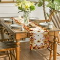 thumbnail image 4 of TanSiDing 1pcs Thanksgiving Table Runner Fall Harvest Decor Polyester Kitchen Dining Table Cover Party Holiday Decoration 33*180cm, 4 of 6