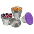 thumbnail image 3 of 70ml Condiment Container Leakproof Strong Sealing Food Grade Easy to Open Polishing Service Tableware Anti-rust Stainless Steel Condiment Containers with Lid for Home, 3 of 8
