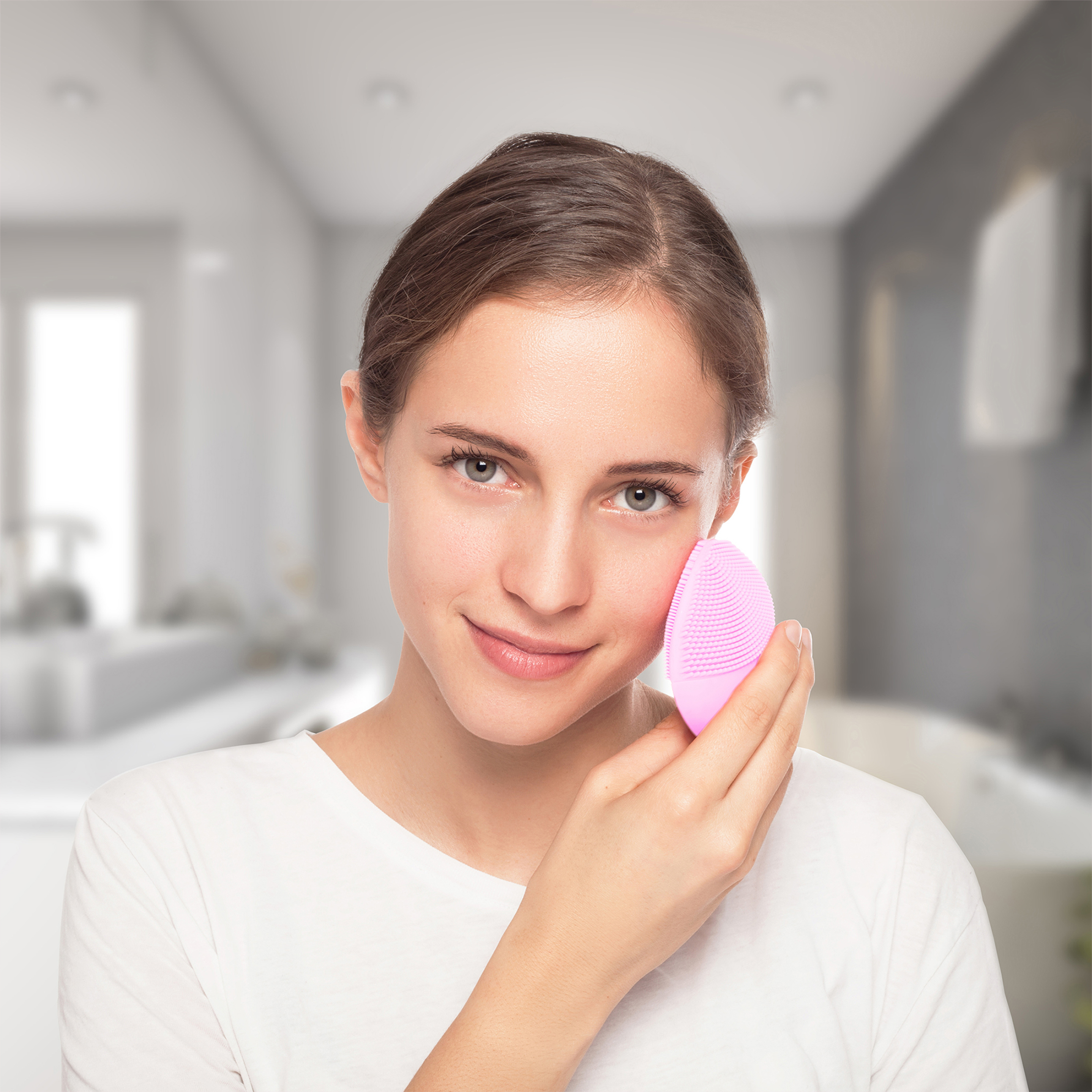 LUNA Mini 2 - Pearl Pink by Foreo for Women - 1 Pc Cleansing Brush - image 3 of 6