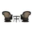 thumbnail image 5 of Tortuga Outdoor Biloxi 3 Piece Conversation Set w/ Aluminum Frame and Espresso Wicker, 5 of 8