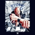 thumbnail image 2 of Women's WWE Stone Cold Steve Austin Poster  Graphic Tee Navy Blue Large, 2 of 4