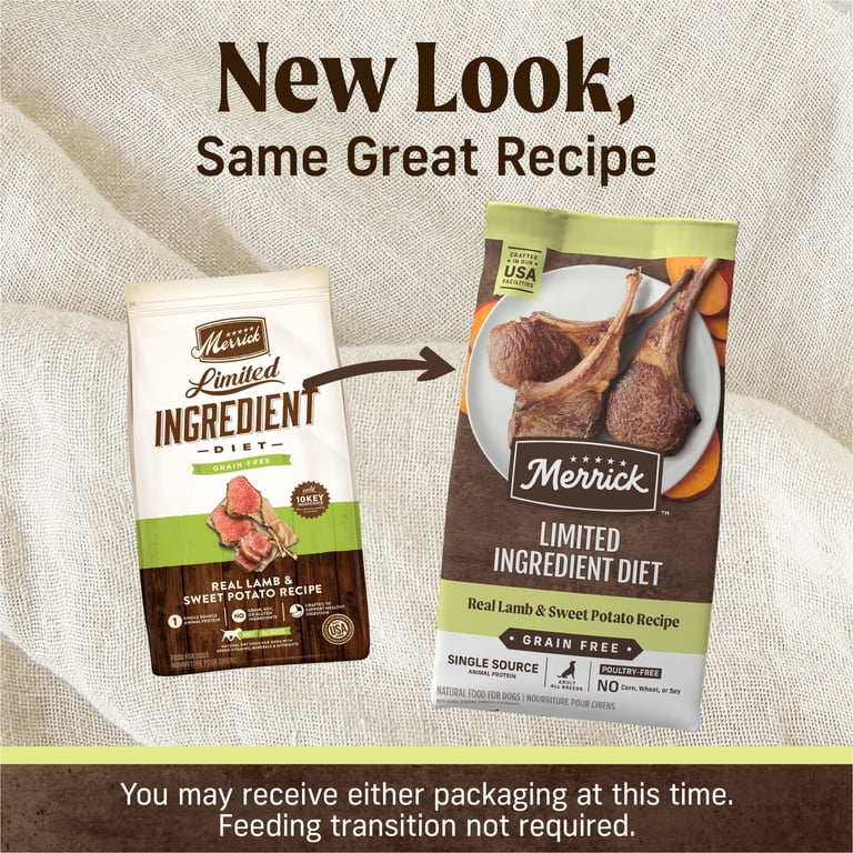 Merrick Limited Ingredient Lamb & Sweet Potato Dog Food, 22 Lb photo 2