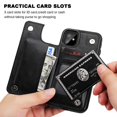 thumbnail image 4 of Funda tipo cartera OT ONETOP de piel sintética con tarjetero para iPhone 11 de 6,1 pulgadas, 4 of 7