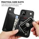 thumbnail image 4 of Funda tipo cartera OT ONETOP de piel sintética con tarjetero para iPhone 11 de 6,1 pulgadas, 4 of 7