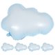 thumbnail image 1 of KAKOWELY 5 globos de nube con temática de cumpleaños y baby shower, accesorios para decoración de fiestas., 1 of 5