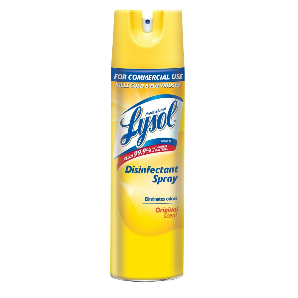 Professional Lysol Disinfectant Spray, Original Scent, 19oz Walmart