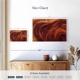 thumbnail image 4 of Elephant Stock Wood Grain Pattern Wall Art - Horizontal Canvas Wall Art - Living Room Wall Decor - Abstract Canvas - Brown And Orange Decor - 12" x 8", 4 of 8