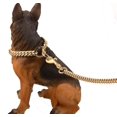 thumbnail image 1 of Cadena para perros con correa de metal de 10 mm con asa acolchada con asa acolchada para perros medianos Correa para mascotas, 1 of 5