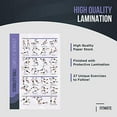 thumbnail image 5 of FitMate Stability Ball Workout Exercise Poster - Workout Routine with Free Weights, Home Gym Decor, Room Guide (20 x 30 Inch), 5 of 5
