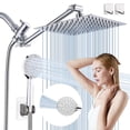 thumbnail image 1 of Regaderas para Baño de Lluvia Alta Presion,10''Cabeza de Ducha de Lluvia,Brazo de Extensión de 11",Ducha de Mano de 3 Modes con Soporte,Manguera de 2M,Adecuado para Hogar,Hotel, 1 of 7