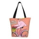 thumbnail image 1 of Disketp Flamingo Riding a Bicycle Bolsa de Hombro Casual para Mujer, Bolso Cruzado para Compras, Viajes y Uso Diario, 1 of 6