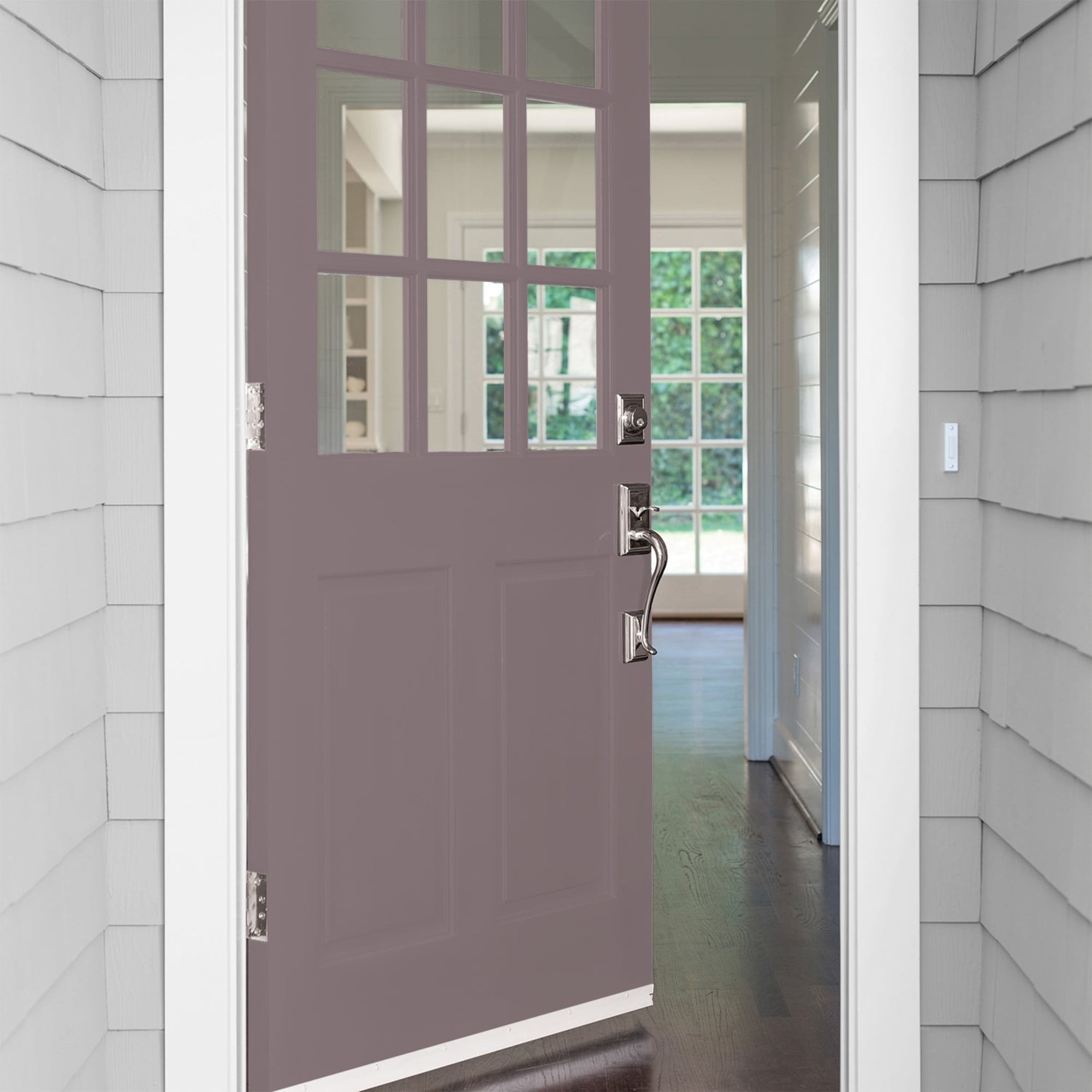 Glidden Fundamentals Choo Choo / Purple, Semi-Gloss Exterior Paint, 1 Gallon