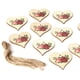 thumbnail image 4 of Kearding 30 Uds. De corazones de para manualidades, adornos colgantes, colgante pulido, rebanadas en forma de corazón de amor, arte Decoración del hogar JM01366, 4 of 6