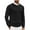 Black, variant on ibuvkizy Mens Fall Winter Sweater!Men Casual Long Sleeve Round Neck Pullover Solid Knit Collar Tops Blouse Sweater Brown,XL