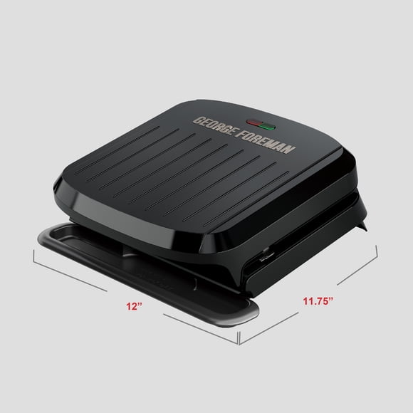 George Foreman 4-Serving Removable Plate Grill and Panini Press, GRP1065BC