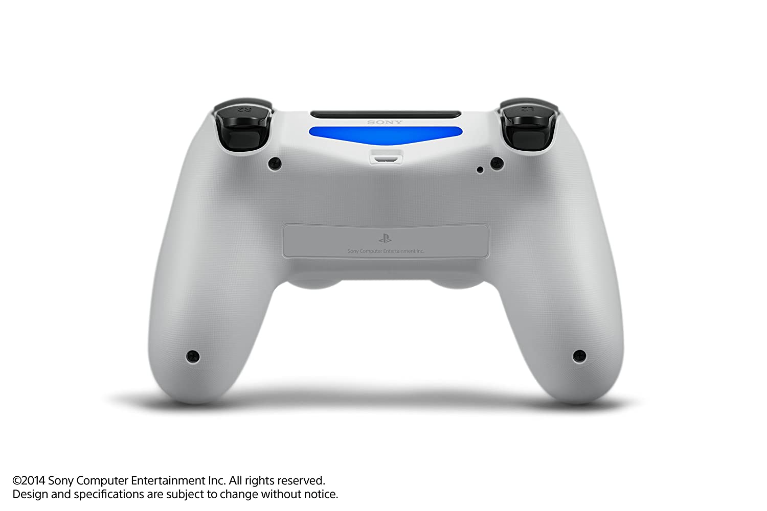 Control inalámbrico DualShock 4 restaurado para PlayStation 4, blanco glaciar 3