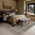 thumbnail image 3 of BERTHMEER 9’x12' Large Vintage Area Rugs Clearance for Living Room Bedroom Office Dining Room Farmhouse Mossy Gray Oriental Rugs Non Slip Traditional Distressed Rugs, 3 of 10