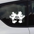 thumbnail image 2 of Mickey And Minnie Mouse Kissing Vinyl Decal, 2 of 2