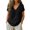 Black, variant on Public Short Sleeve V Neck T Shirts for Womens Linen Causal Solid Loose Fit Tunic Tops Plus Size Summer Going out Shirts Coffee L