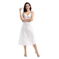thumbnail image 4 of Women Sleepwear Satin Nightgown Mini Slip Chemise Long Nightwear, 4 of 5