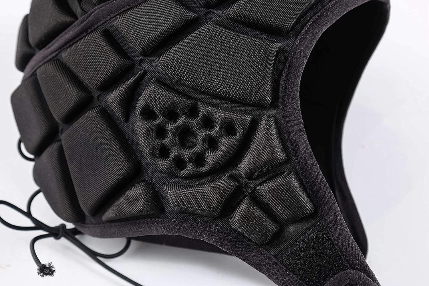 Soft Shell Protective Headgear Rugby Headguards Padded Gear Adjustable Padding Helmet for Soccer Goalie Football Youth Kids