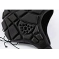 thumbnail image 3 of Soft Shell Protective Headgear Rugby Headguards Padded Gear Adjustable Padding Helmet for Soccer Goalie Football Youth Kids, 3 of 6
