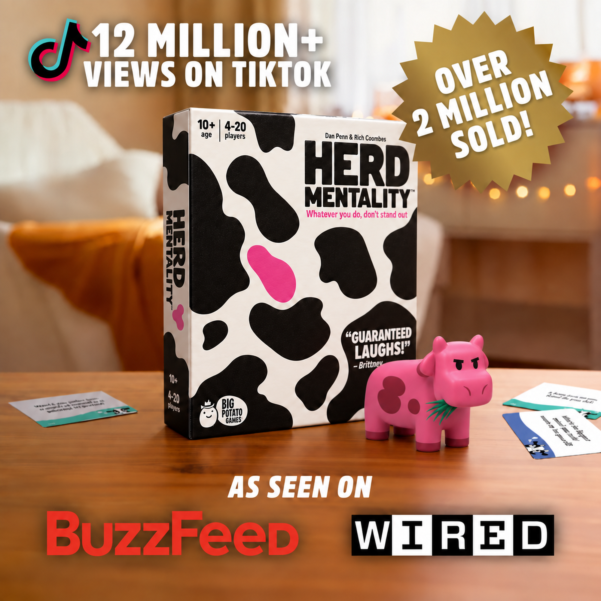 Big Potato Games Herd Mentality Party Board Game photo 2