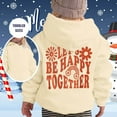 thumbnail image 4 of Fgnfyis Girls Cute Print Pullover Hoodie with Hood and Pockets for Everyday Wear Winter Hoodie for Casual Layer Beige 2-3 Years, 4 of 4