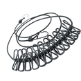 thumbnail image 2 of A Retractable Clothes Drying Rack Rope with 12 Clips Portable Clothesline Clothing Line for Laundry Drying Line Camping, 2 of 6