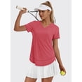 thumbnail image 3 of Rosvigor Womens Workout Tops V Neck Athletic T Shirts Comfy Exercise Shirts Loose Women Activewear for Gym Running Yoga, 3 of 7