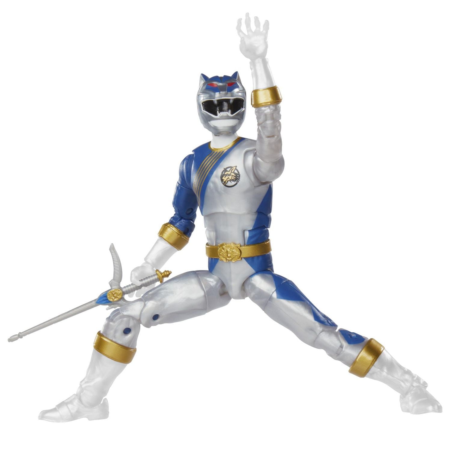 Power Rangers Lightning Collection Wild Force Lunar Wolf Ranger 6-Inch Premium Collectible Action Figure Toy Power Pop Art Packaging Variant